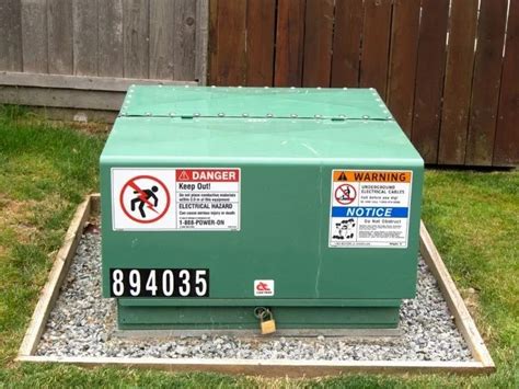 how to disguise electrical box in yard|transformer box cover.